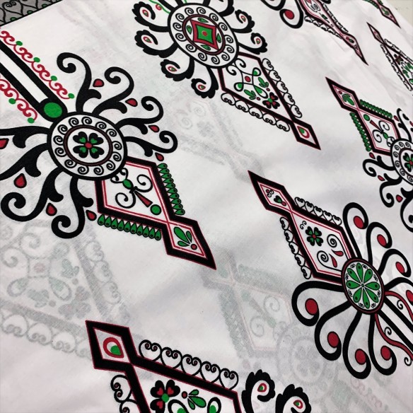 Бавовняна тканина - Parzenice Highlander folklore сіра