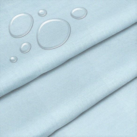 Водонепроникна тканина - пастельний синій Оксфорд
