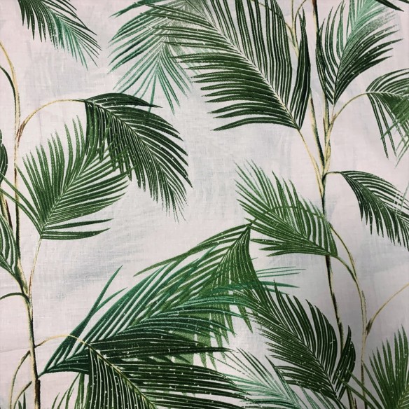 Tkanina bawełniana - Palma zielona