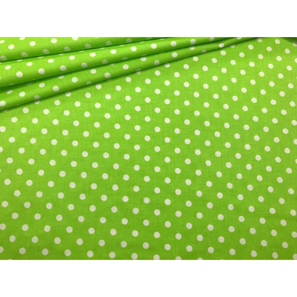 Бавовняна тканина - Зелені точки