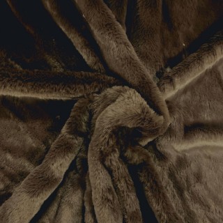 Dzianina - Futerko BUNNY brąz