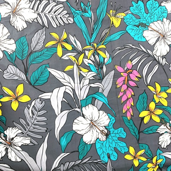 Бавовняна тканина - кольорова ботаніка, сіра