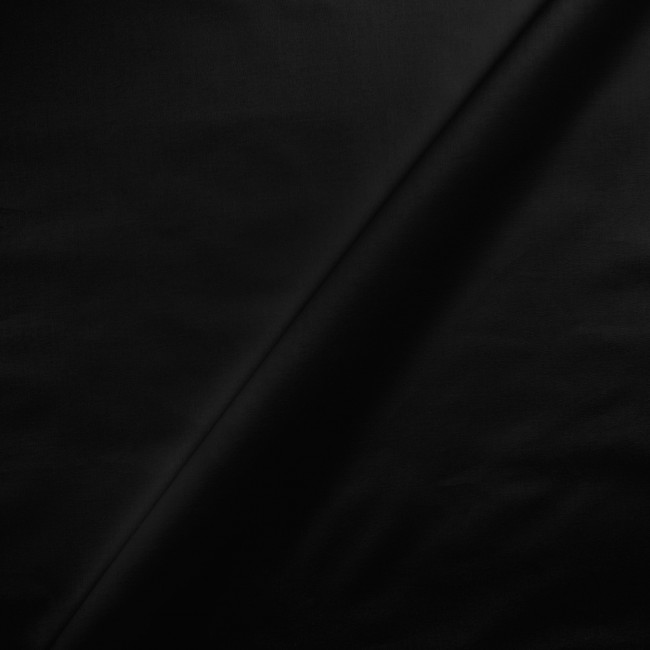 Tkanina bawełniana - Jednobarwna czarna
