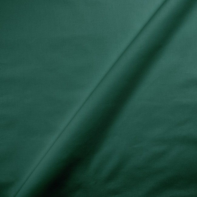 Tkanina bawełniana - Jednobarwna butelkowa zieleń