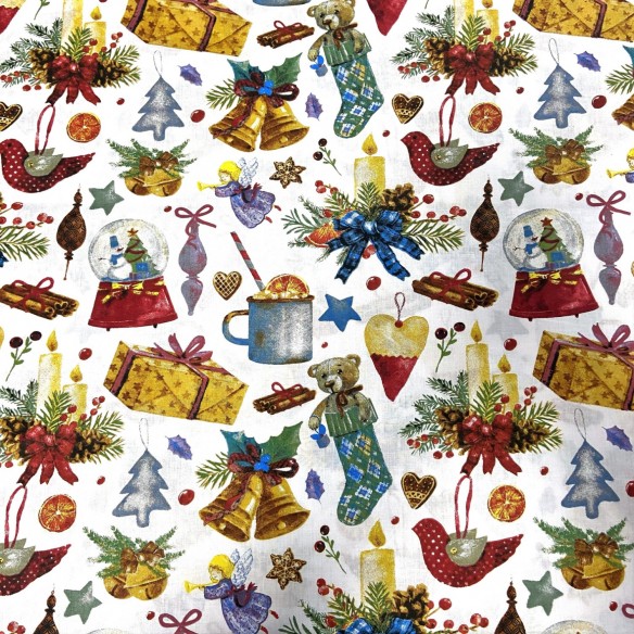 Бавовняна тканина - Christmas MIX