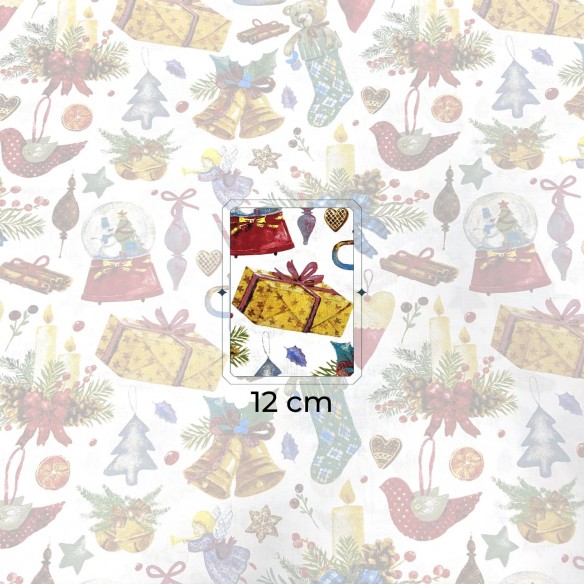 Бавовняна тканина - Christmas MIX