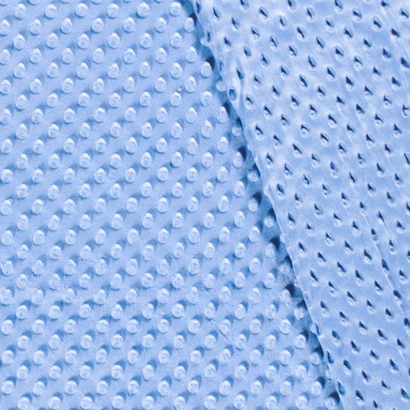 Tkanina Minky - Jasno niebieski 300 gr