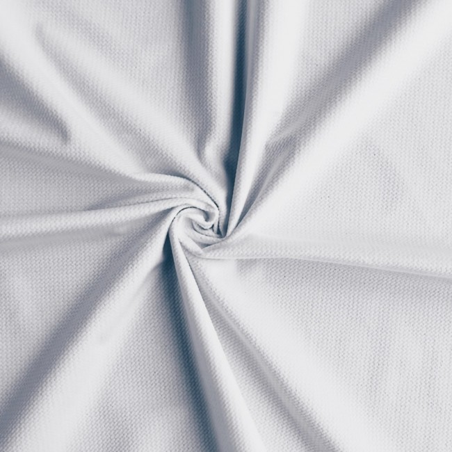 Tkanina Velvet - Biały