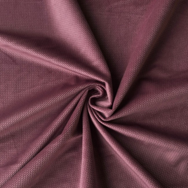 Tkanina Velvet - Brudny róż retro