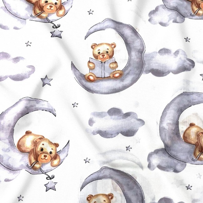 Бавовняна тканина - Ведмеді та Місяці