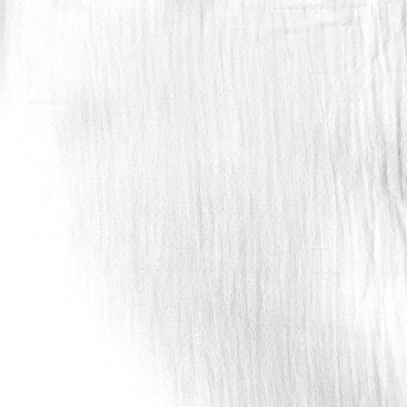 Muślin bawełniany DOUBLE GAUZE - Biały