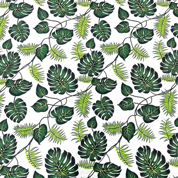 Бавовняна тканина - Monstera mini jungle