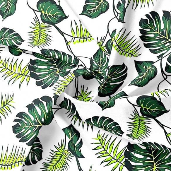 Бавовняна тканина - Monstera mini jungle