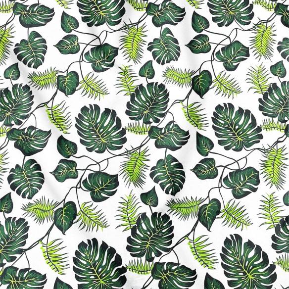 Бавовняна тканина - Monstera mini jungle