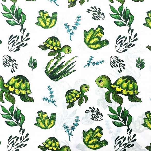 Бавовняна тканина - Водяна черепаха