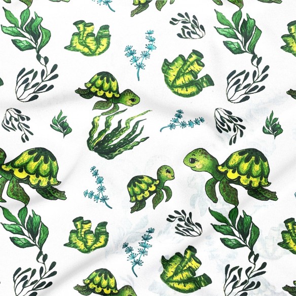 Бавовняна тканина - Водяна черепаха