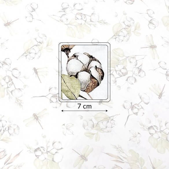 Tkanina bawełniana - Kwiat bawełny
