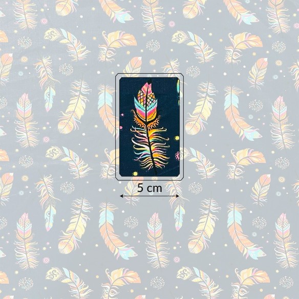 Бавовняна тканина - пір'я і розетки гранат