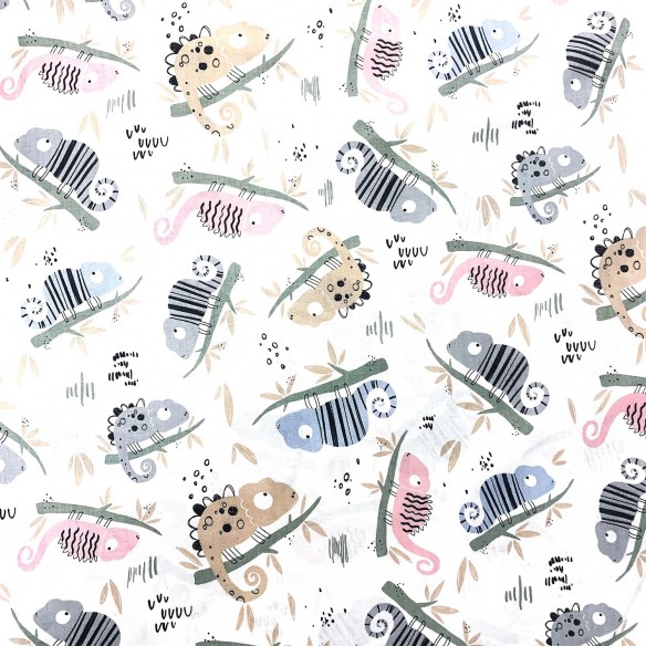 Бавовняна тканина - Єдинороги на рожевому