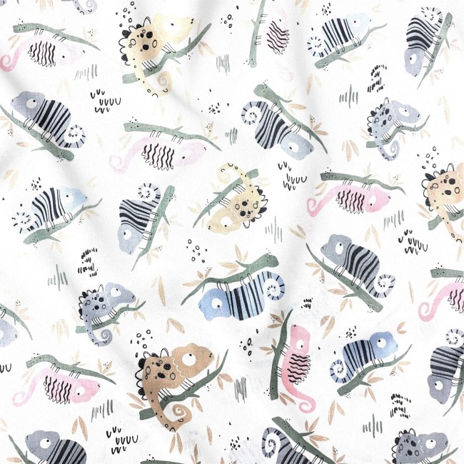 Бавовняна тканина - Єдинороги на рожевому