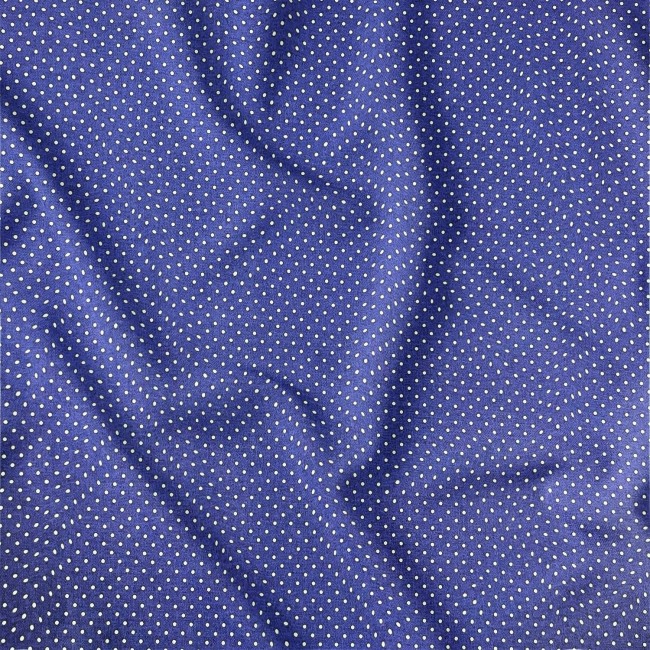 Бавовняна тканина - темно-синій мак 2 мм