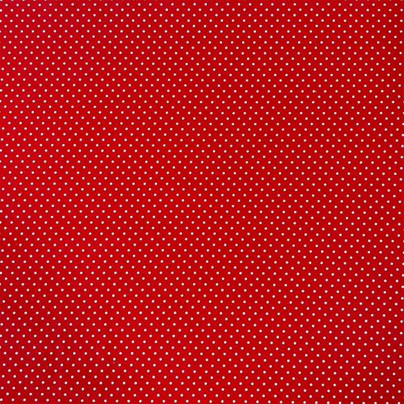 Tkanina bawełniana - Maczek czerwony 2 mm