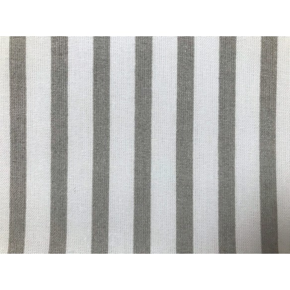 Бавовняна тканина - сіро-біла смужка