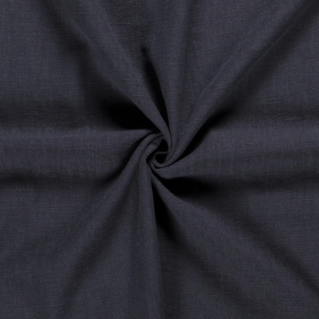 Лляна тканина - темно-синій