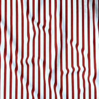 Tkanina bawełniana - Paski czerwone 5 mm