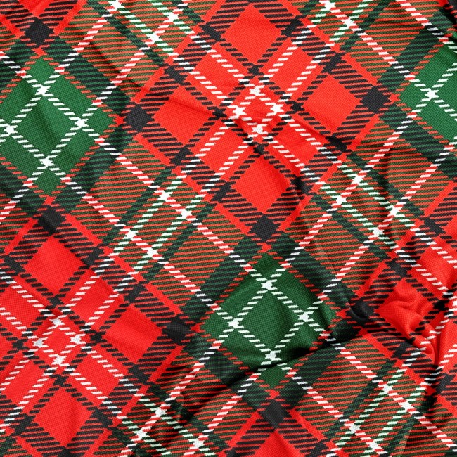 Різдвяна водовідштовхувальна тканина Оксфорд - 50259