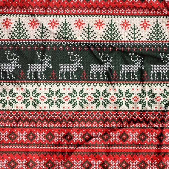 Різдвяна водовідштовхувальна тканина Оксфорд - 50438