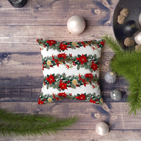 Різдвяна водовідштовхувальна тканина Оксфорд - 50069