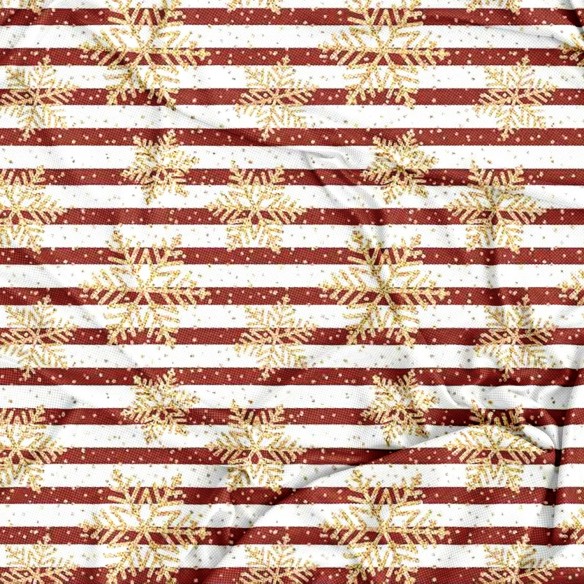 Різдвяна водовідштовхувальна тканина Оксфорд - 50413