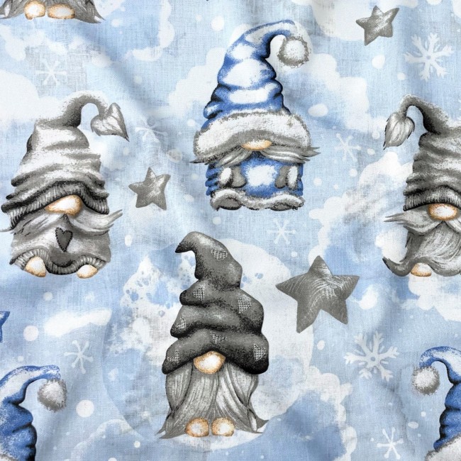 Бавовняна тканина - Різдвяні гноми...