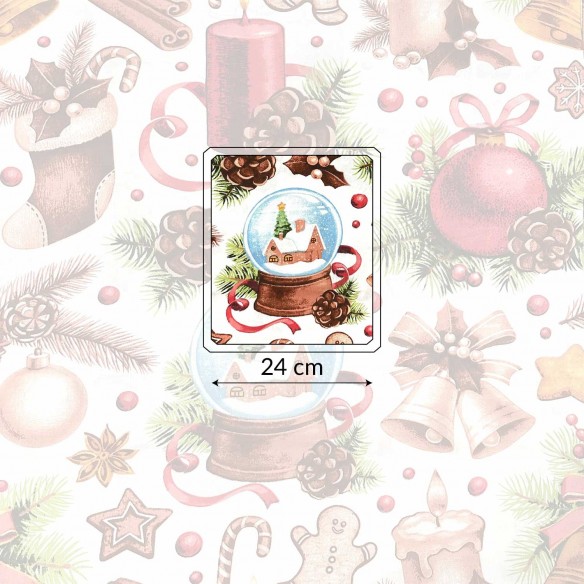 Бавовняна тканина - новорічний декор