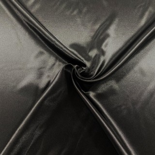 Satyna ATŁAS - Czarna