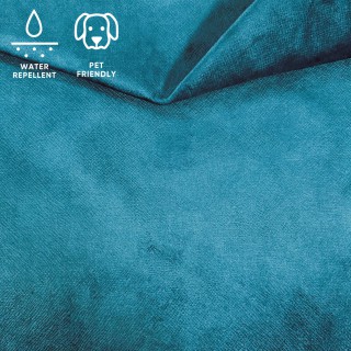 Tkanina obiciowa WELUR TERRA - Szmaragd