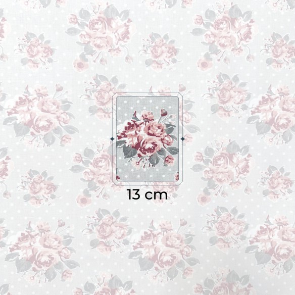 Бавовняна тканина - Букет троянд