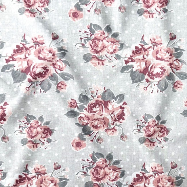 Tkanina bawełniana - Bukiet róż