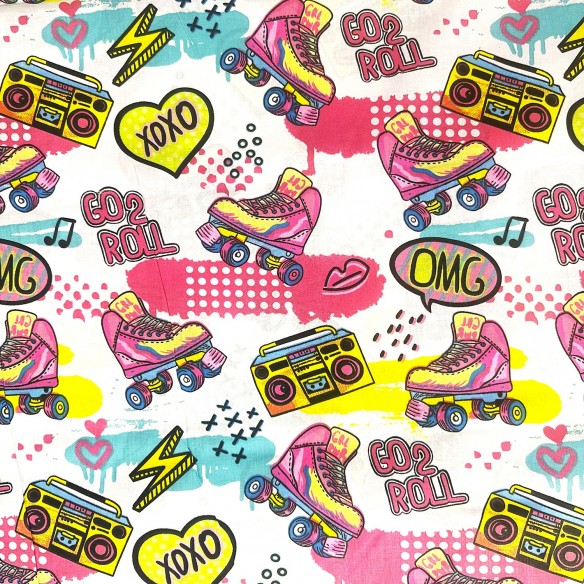 Tkanina bawełniana - OMG XOXO