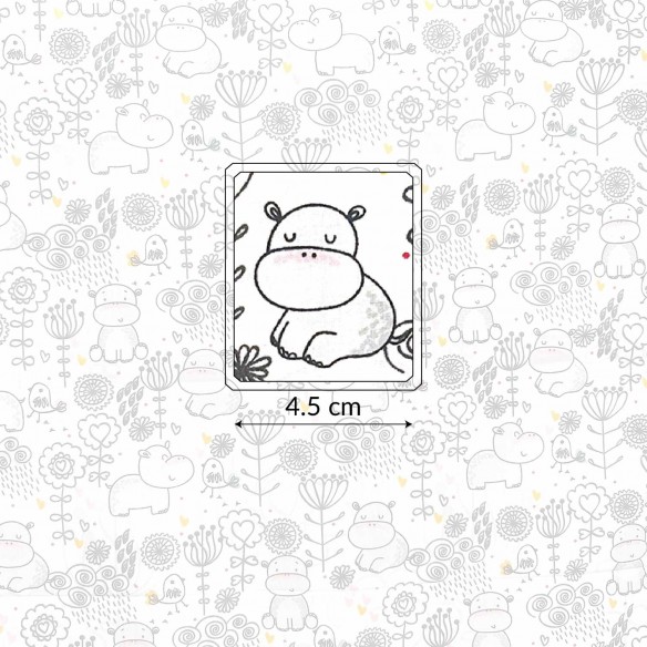 Бавовняна тканина - Гіпопотам