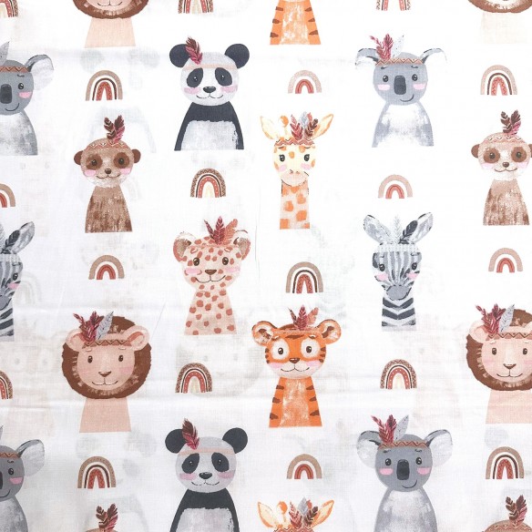 Бавовняна тканина - Індійські тварини