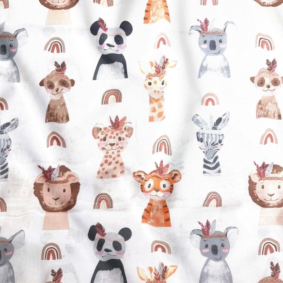 Бавовняна тканина - Індійські тварини