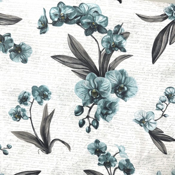 Бавовняна тканина - М'ята Орхідея