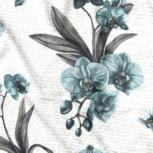 Бавовняна тканина - М'ята Орхідея