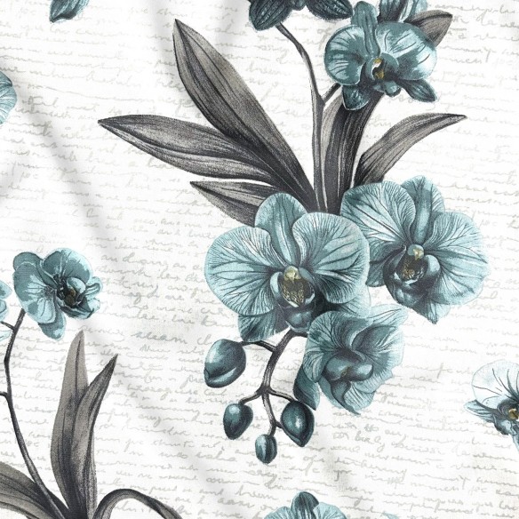 Бавовняна тканина - М'ята Орхідея