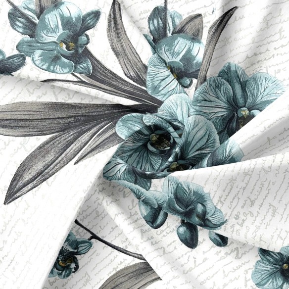 Бавовняна тканина - М'ята Орхідея