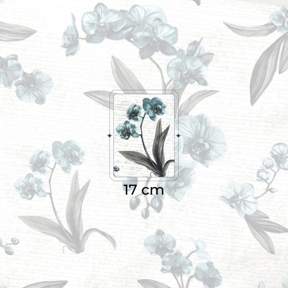 Бавовняна тканина - М'ята Орхідея