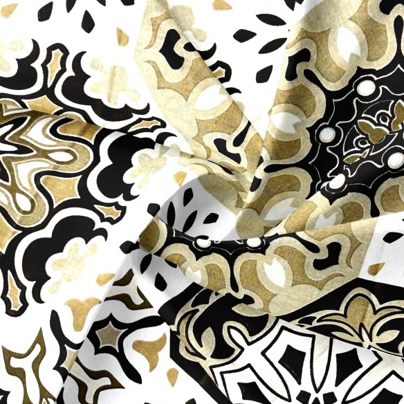 Бавовняна тканина - Іспанський візерунок, Золото