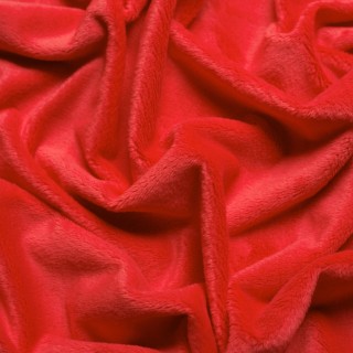 Minky Fabric Smooth - Red